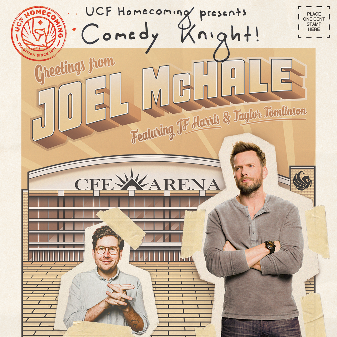 Joel McHale Comedy Knight Poster
