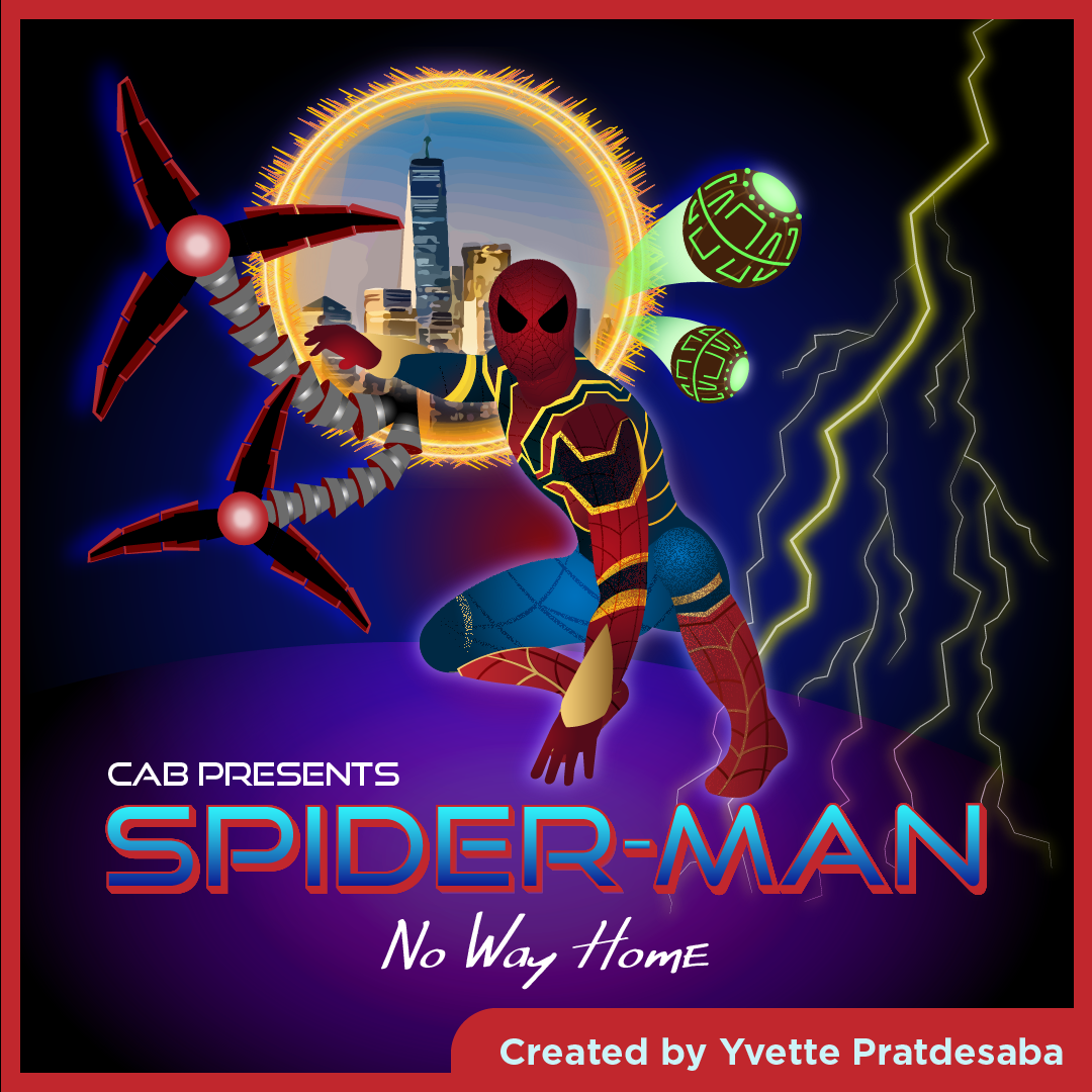 Cab presents: spider-man no way home, designed by Yvette Pratdesaba