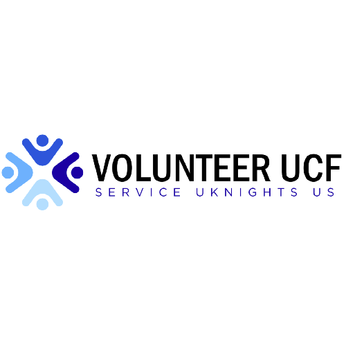 Volunteerism and Community Outreach at UCF logo.