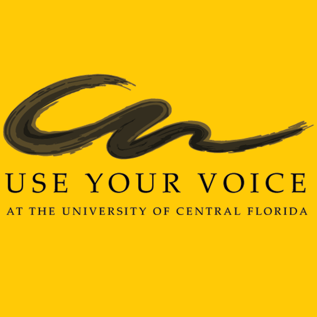 Use Your Voice at UCF Logo