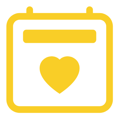 Calendar Heart Icon